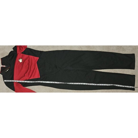 Star Trek Next Generation Picard Red Uniform Halloween Costume JLP Adult Small - Picture 9 of 15